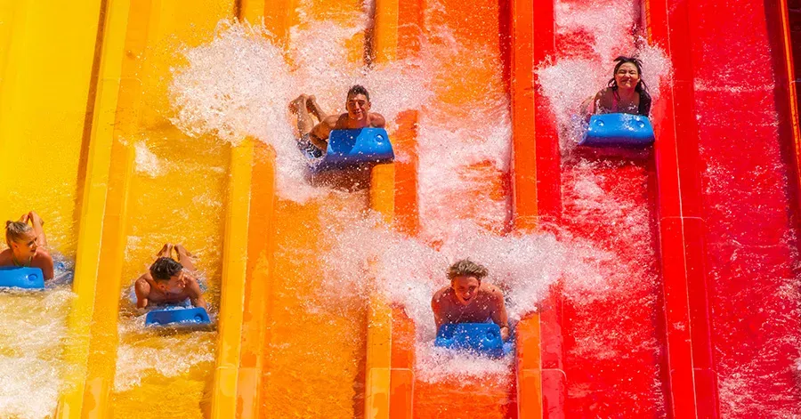 The Racing Nagas waterslide